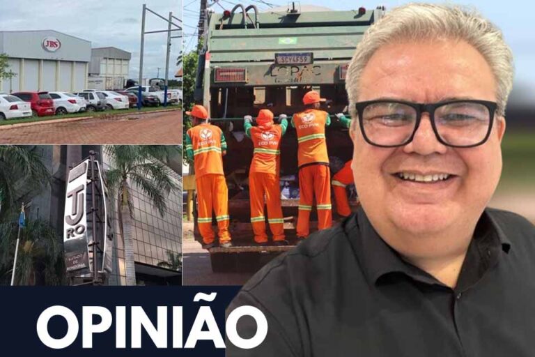 JBS acumula multas e processos em Rondônia; cinco juízes recebem quase R$ 8 milhões em um mês; empresa supera críticas e normaliza a coleta de lixo em Porto Velho