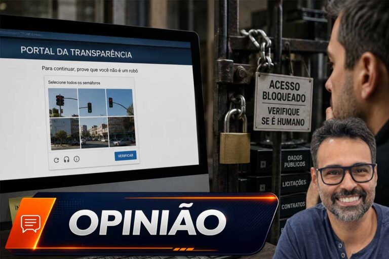 CAPTCHA em portal público transforma transparência em privilégio de quem consegue provar que é humano