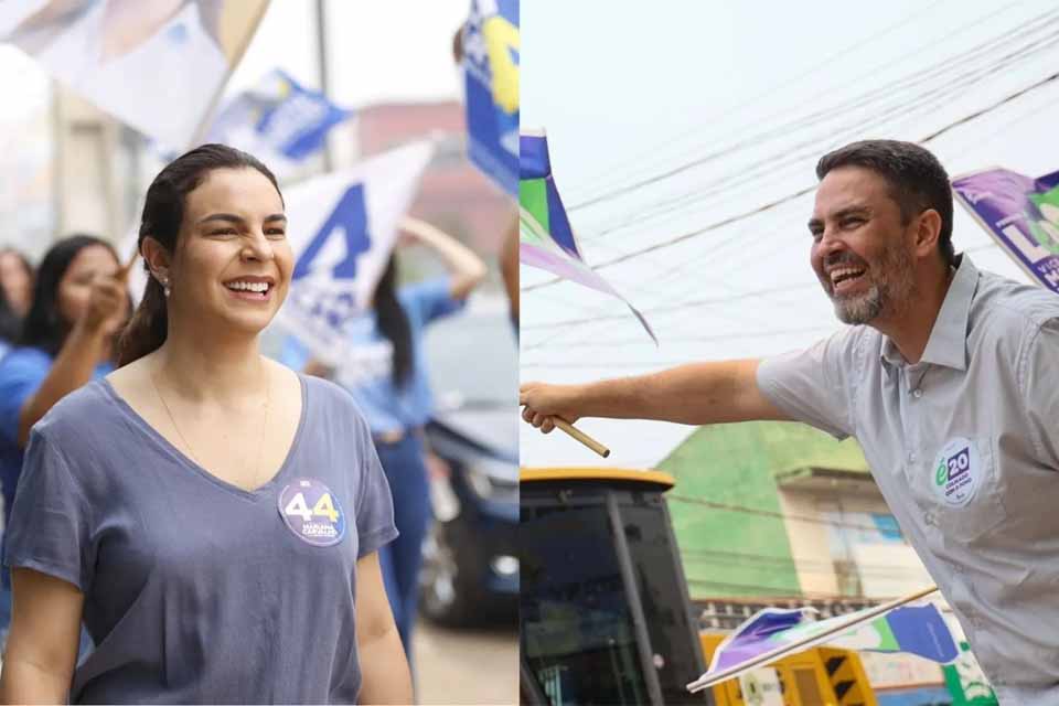 Mariana Carvalho e Léo disputam o segundo turno das eleições em Porto Velho