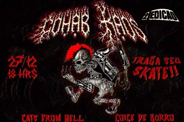 Cohab Kaos leva rock underground à Zona Sul de Porto Velho na segunda edição do evento