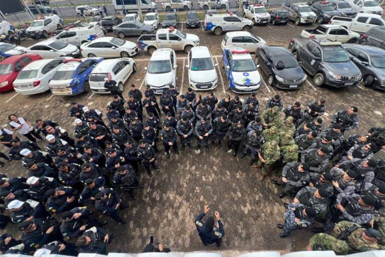 Polícia Militar mobiliza grande efetivo em ação contra o crime no Orgulho do Madeira