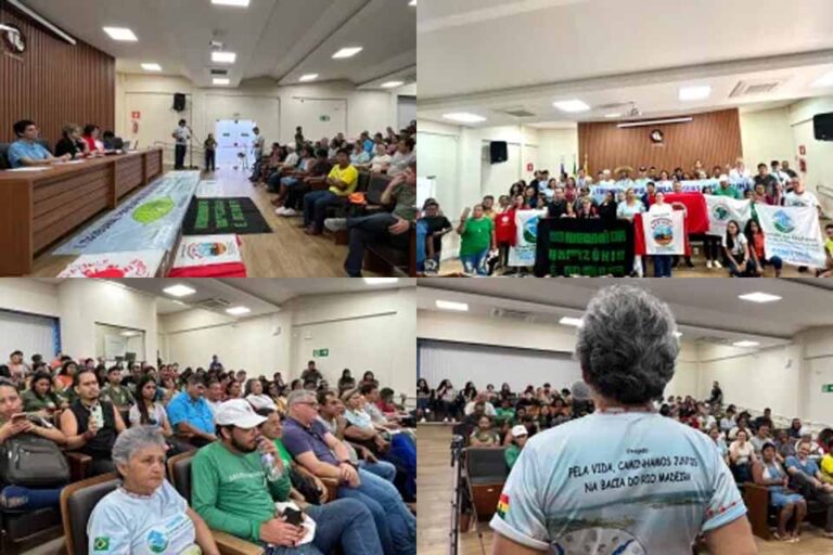 Tribunal Popular responsabiliza Estado e empresários por crise climática na bacia do Madeira