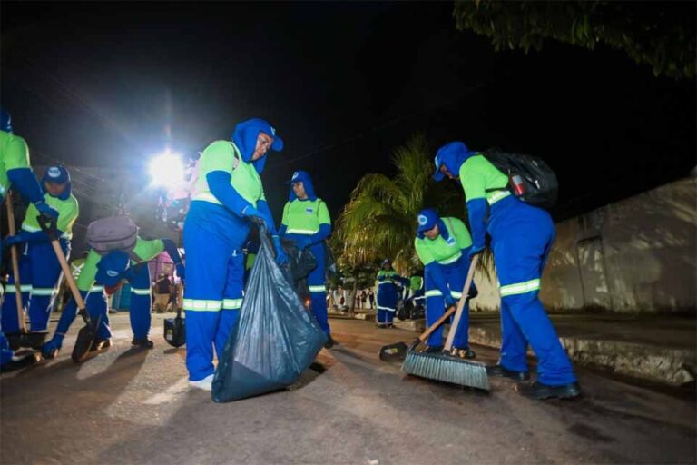 Porto Velho inicia ação de limpeza urbana inédita durante o carnaval de 2025