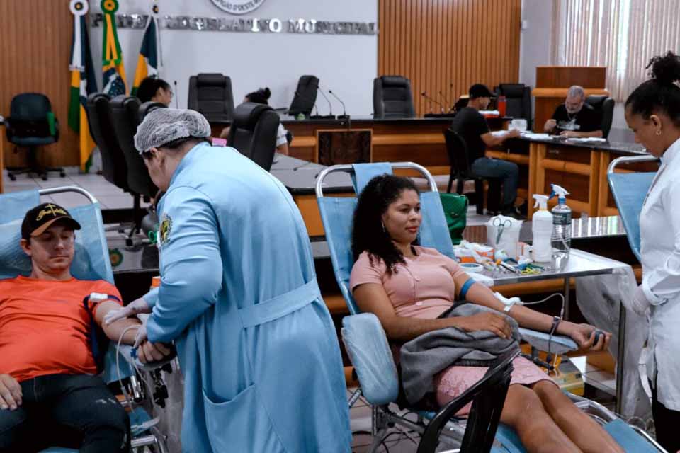 Fhemeron realiza coleta de sangue em Rondônia e atinge 585 bolsas em municípios do interior