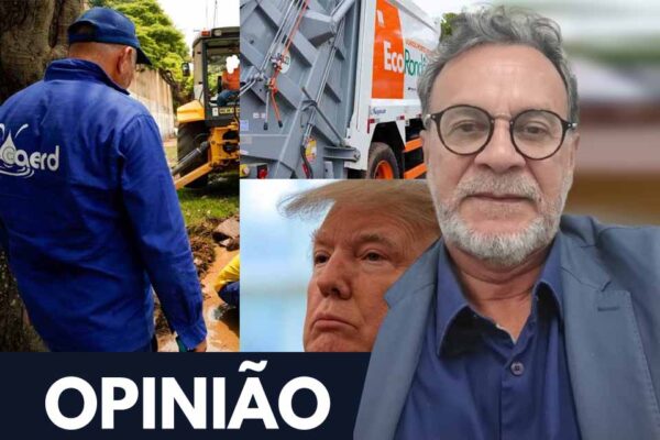 Fracasso da audiência o saneamento; uma curiosidade sobre o processo do lixo; e os efeitos do ‘tarifaço’ de Trump