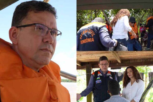 Governador Marcos Rocha anuncia auxílio de R$ 1 mil por três meses a famílias afetadas pela cheia do rio em Rondônia
