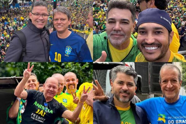 Rondônia representada por governador e parlamentares em ato de apoio à anistia capitaneado por Bolsonaro em São Paulo