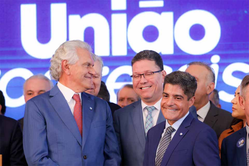 Marcos Rocha e Ronaldo Caiado na Rondônia Rural Show Internacional: união de experiências para fortalecer o estado