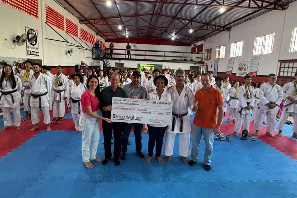 Deputada Sílvia Cristina destina R$ 200 mil à Associação Nakayama de Karatê, em Colorado do Oeste