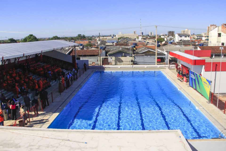 Rondônia entrega piscina ao Corpo de Bombeiros para treinamentos de salvamento