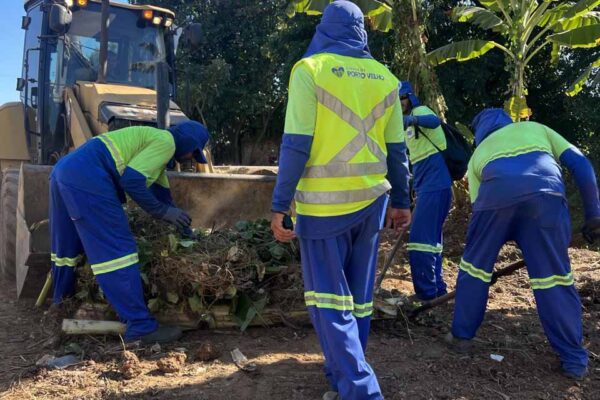 Mutirão de limpeza da Prefeitura retira 70 toneladas de resíduos em Porto Velho