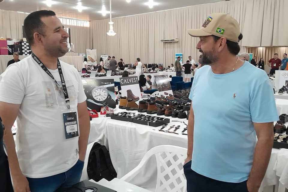 Laerte Gomes participa de eventos do setor calçadista e de brinquedos em Ji-Paraná