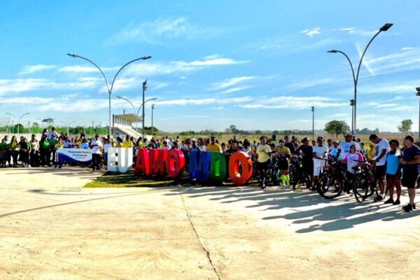Passeio ciclístico reúne comunidade em Machadinho d’Oeste em ação para avaliações educacionais