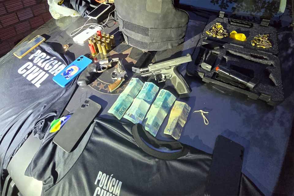 Megaoperação prende sete suspeitos de se passarem por policiais civis na zona rural de Porto Velho