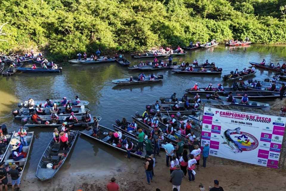Campeonato reúne pescadoras de diversas regiões de Rondônia com apoio de emenda parlamentar