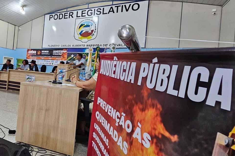 Audiência em Candeias do Jamari debate medidas contra queimadas