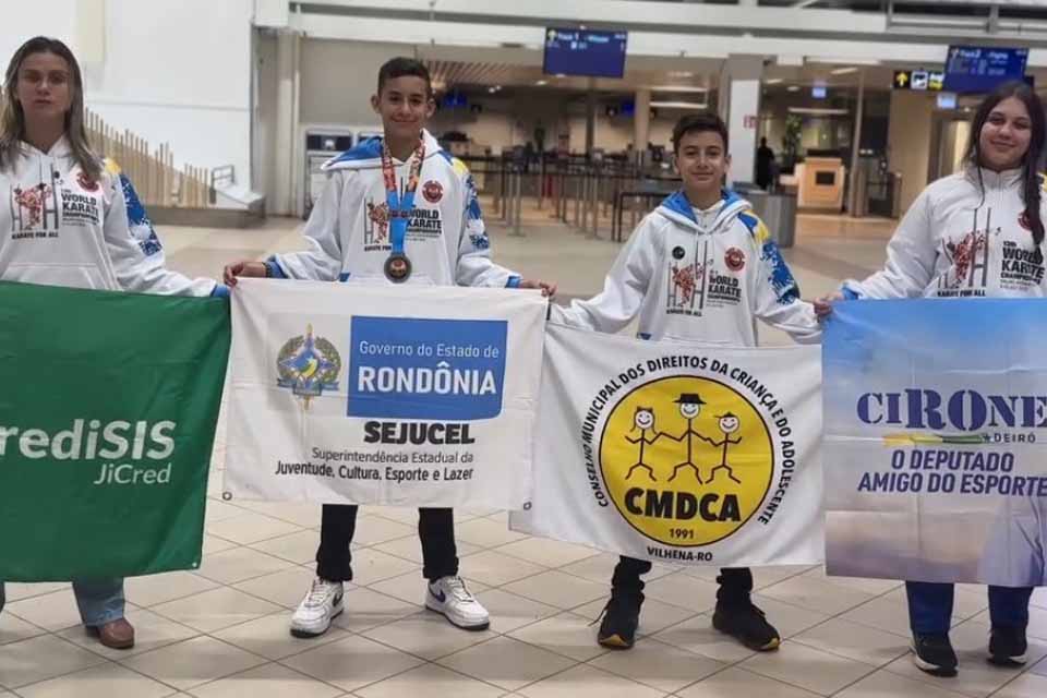 Atletas de Rondônia disputam Mundial de Karatê com apoio de emenda parlamentar