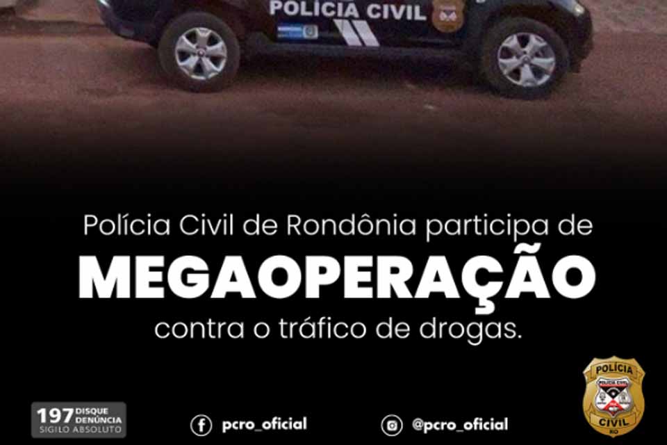 Operação nacional cumpre mandados contra organização ligada ao tráfico de drogas