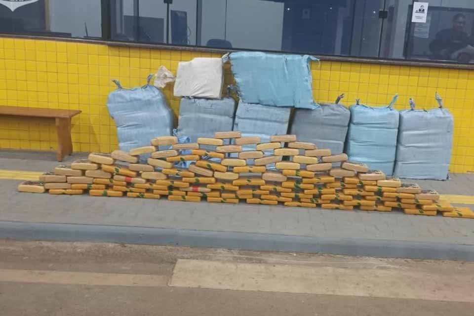 Motorista é detido com mais de 470 quilos de maconha em carreta estacionada em Vilhena