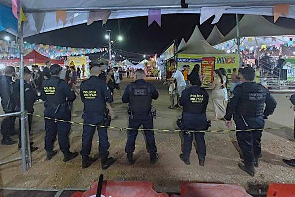 Polícia Militar reforça segurança no Arraial Flor do Maracujá 2025