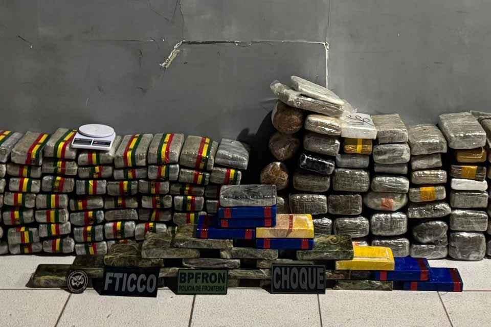 Polícia Militar apreende 174 kg de drogas em depósito na zona leste de Porto Velho