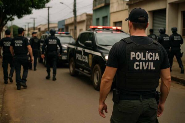 Polícia Civil realiza operação contra homicídios e facções criminosas em Ouro Preto do Oeste
