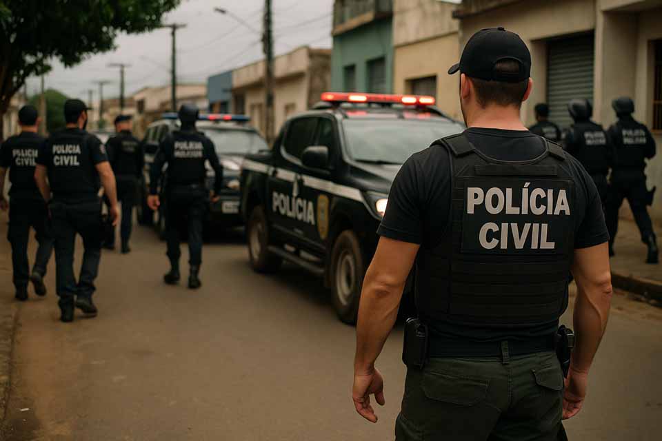 Polícia Civil realiza operação contra homicídios e facções criminosas em Ouro Preto do Oeste