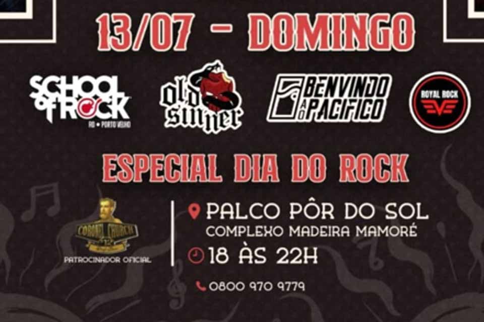 Atrações musicais marcam programação do evento especial pelo Dia do Rock