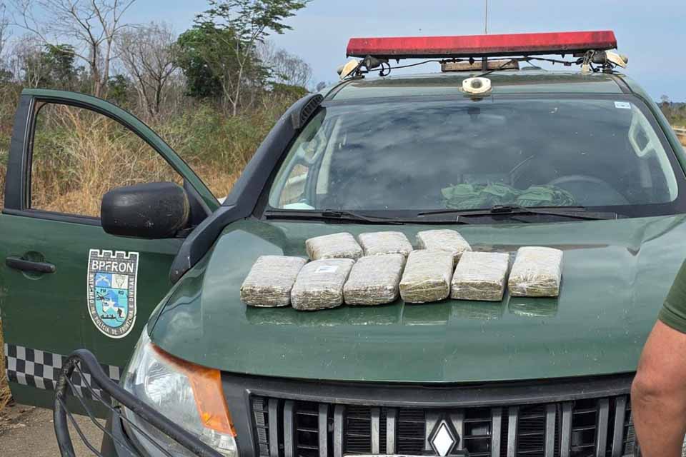 Polícia Militar apreende 12 kg de maconha em operação na BR-364