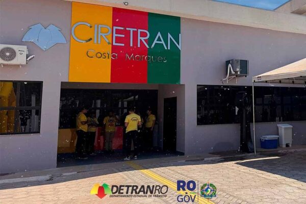 Governo de Rondônia inaugura nova sede da Ciretran em Costa Marques