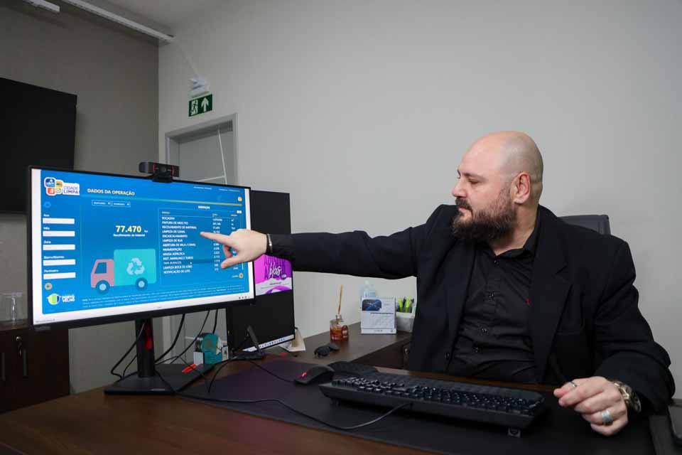 Limpômetro monitora serviços de limpeza em Porto Velho