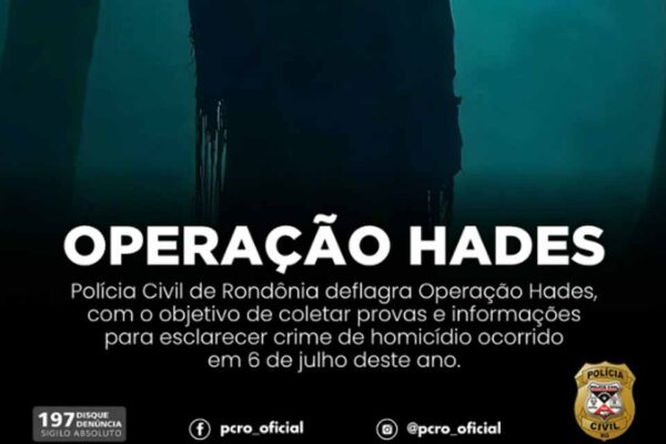 Polícia Civil cumpre mandados em operação sobre homicídio em Jaru