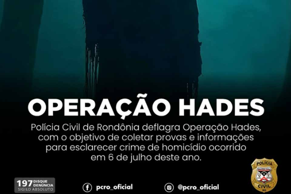 Polícia Civil cumpre mandados em operação sobre homicídio em Jaru