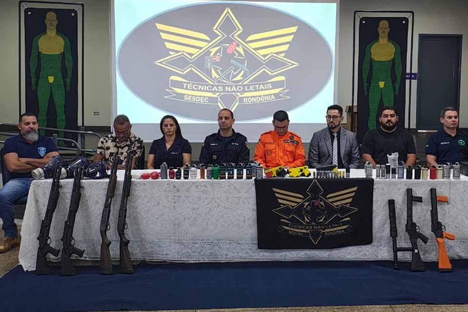 Profissionais da segurança iniciam curso de técnicas não letais em Rolim de Moura