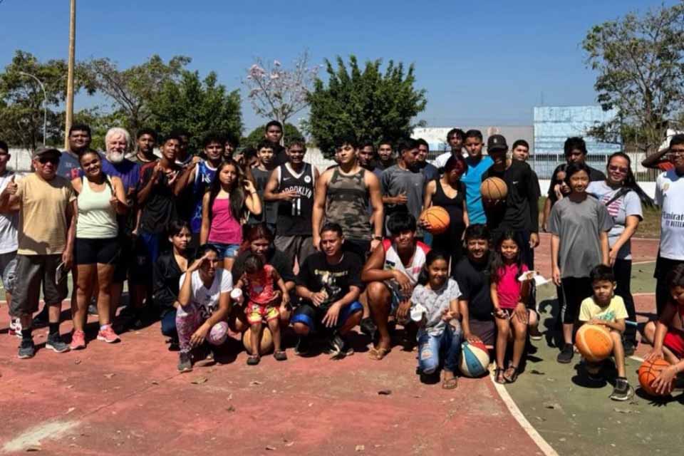 Deputada participa de celebração pelos 40 anos do Clube Amigos do Basquete em Guajará-Mirim