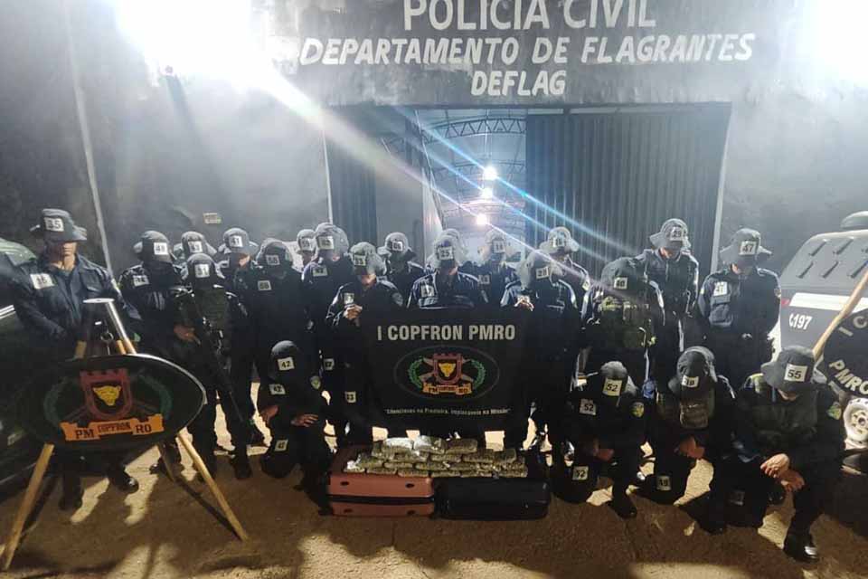 Polícia Militar e PRF apreendem 6,8 kg de maconha em hotel no centro de Porto Velho