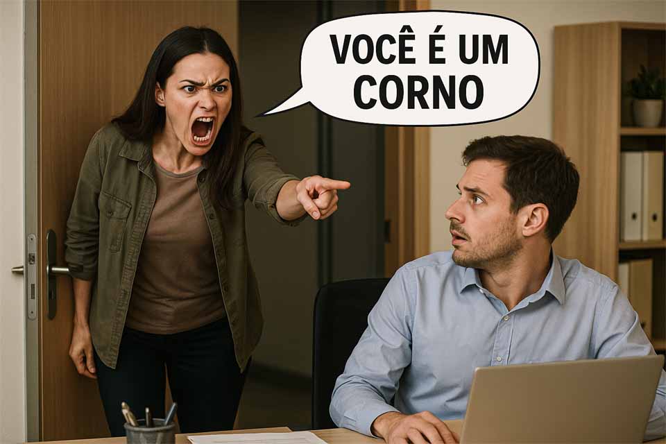 Homem é chamado de “corno” no trabalho e Justiça condena autora da ofensa a pagar R$ 1 mil