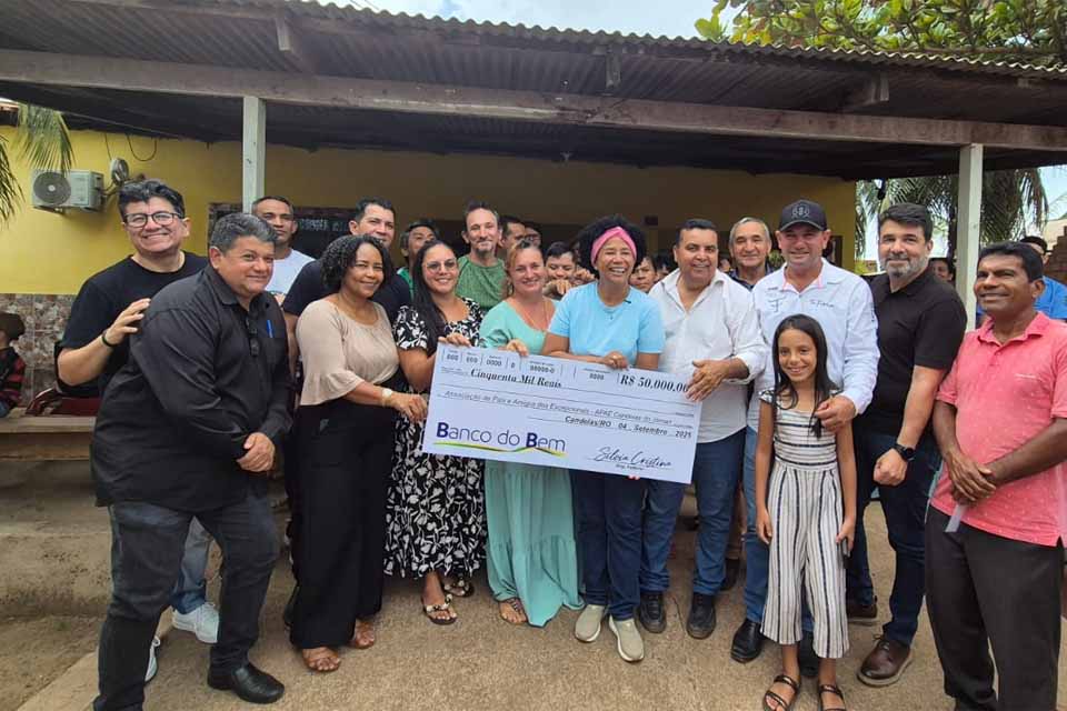 <div style="
                font-size: 18px;
                font-weight: bold;
                color: #0073aa;
                margin-bottom: 5px;
                text-transform: uppercase;
            ">MAIS RECURSOS</div>Deputada Sílvia Cristina repassa R$ 50 mil à Apae de Candeias do Jamari