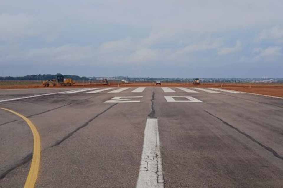 <div style="
                font-size: 18px;
                font-weight: bold;
                color: #0073aa;
                margin-bottom: 5px;
                text-transform: uppercase;
            ">MANUTENÇÃO</div>Obras no Aeroporto de Vilhena reforçam segurança de pousos e decolagens