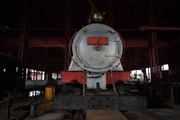 Locomotiva 18 é restaurada para integrar programação dos 111 anos de Porto Velho
