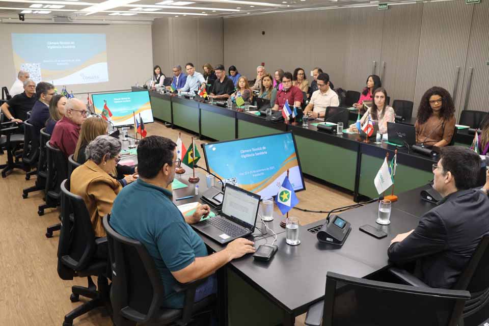 <div style="
                font-size: 18px;
                font-weight: bold;
                color: #0073aa;
                margin-bottom: 5px;
                text-transform: uppercase;
            ">SAÚDE PÚBLICA</div>Rondônia participa de encontro nacional para reforçar protocolos de vigilância sanitária
