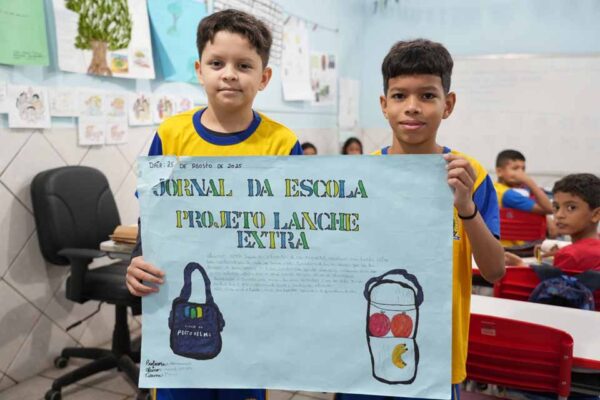 Programa Lanche Extra inspira atividade escolar em Porto Velho