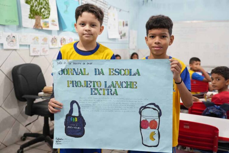 Programa Lanche Extra inspira atividade escolar em Porto Velho