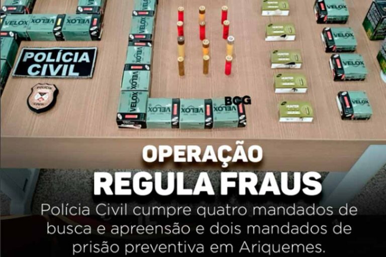 Polícia Civil realiza Operação Regula Fraus em Ariquemes