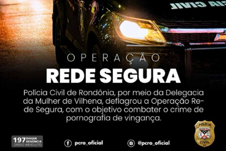 Polícia Civil realiza operação contra pornografia de vingança em Vilhena