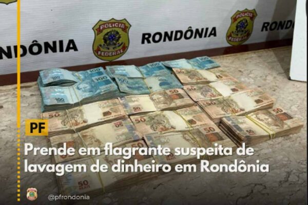 Polícia Federal prende suspeito de lavagem de dinheiro em Guajará-Mirim