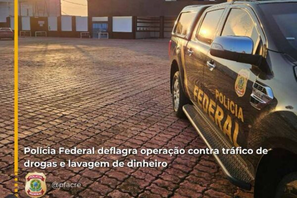 Polícia Federal realiza operação contra tráfico e lavagem de dinheiro
