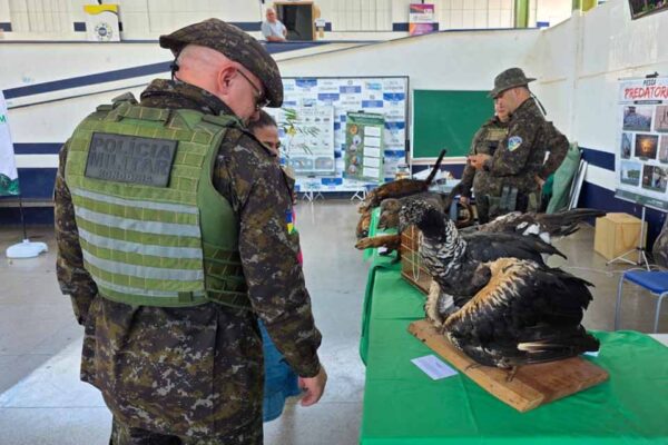 Polícia Ambiental participa do Rondônia Cidadã em Cacoal com atividades de conscientização