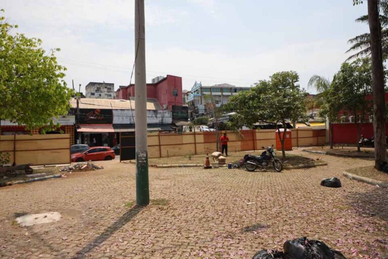 Praça Jonathas Pedrosa é revitalizada para celebração dos 111 anos de Porto Velho