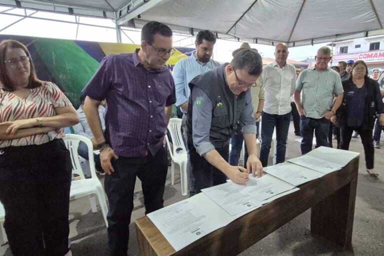 Governador Marcos Rocha e deputado Jean Oliveira autorizam pavimentação em Rolim de Moura